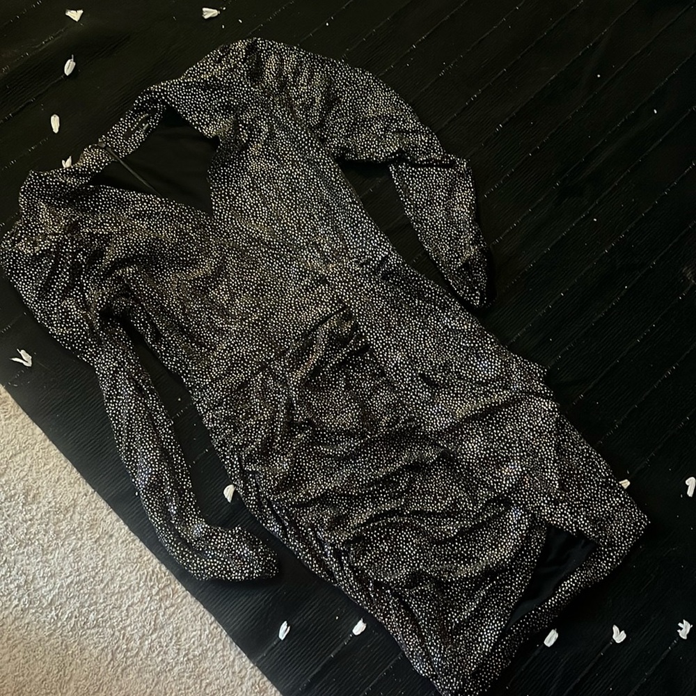 Alex Marie size 8 glitter long sleeve dress